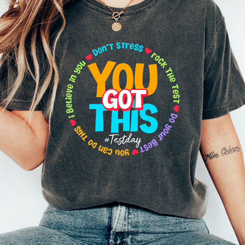 Don't Stress You Got This Teacher Washed T-Shirt