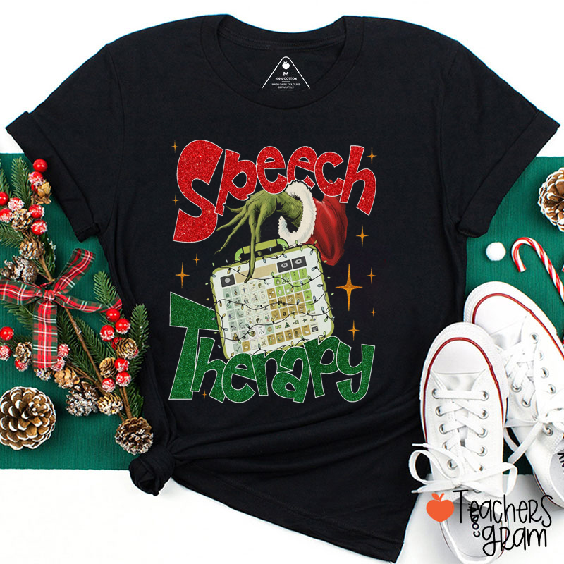 Speech Therapy Hand Holding Teacher T-Shirt