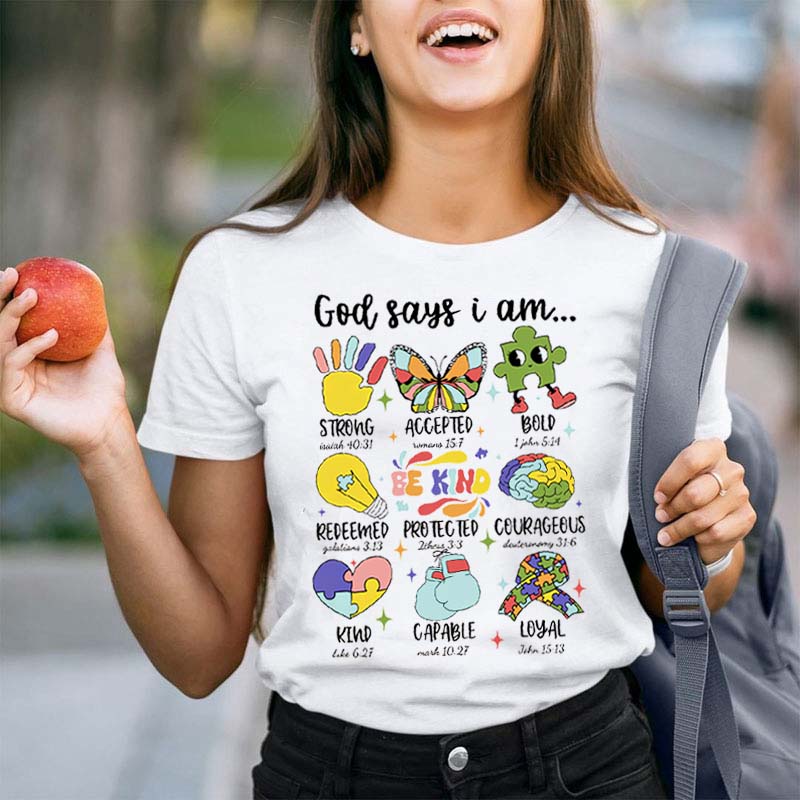 God Says I Am Teacher T-Shirt