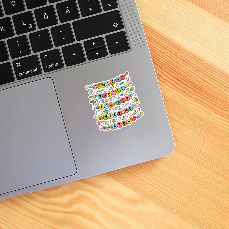 Admit It You'll Low Key Miss Me Bruh Teacher Stickers