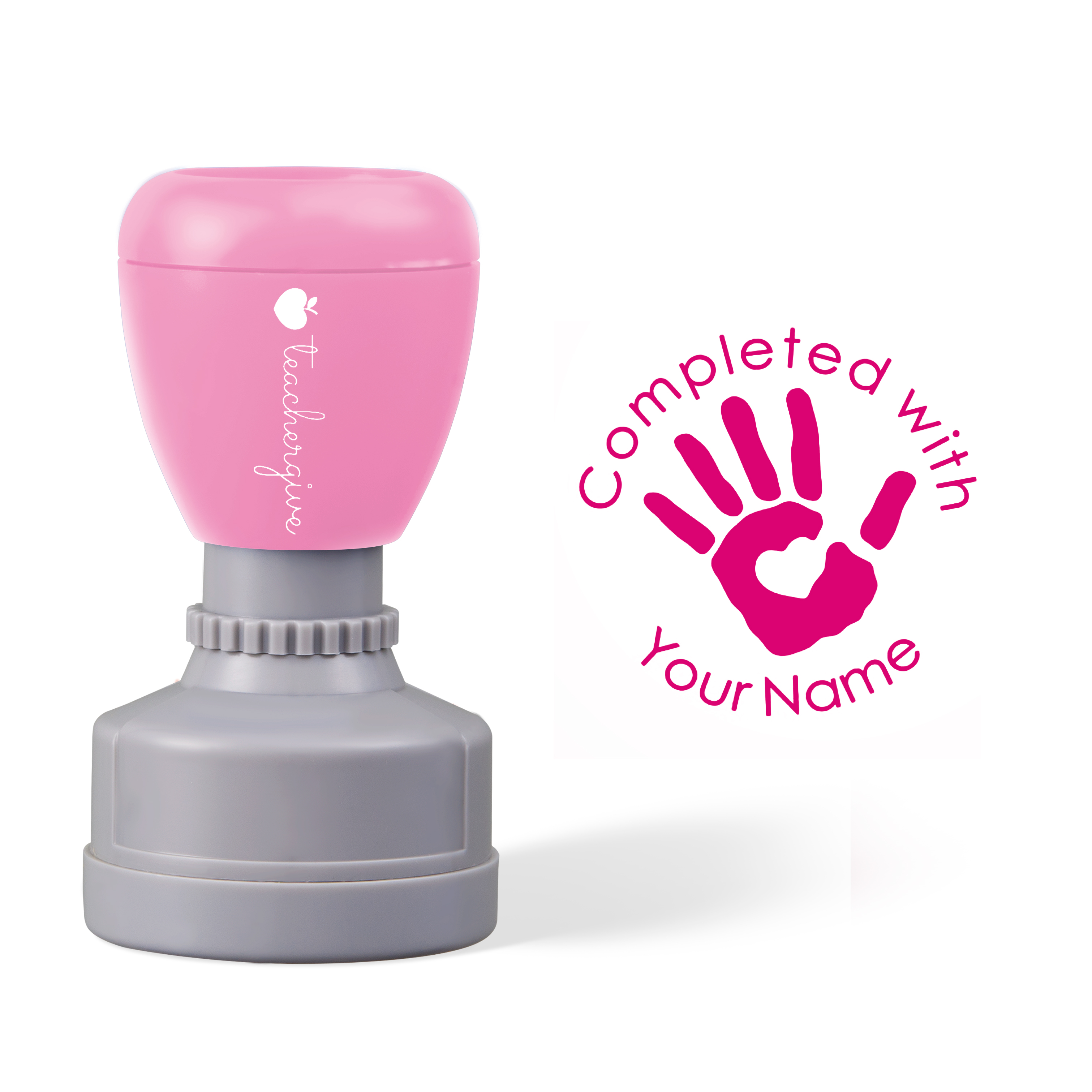 Personalized Completed With Teacher Stamp