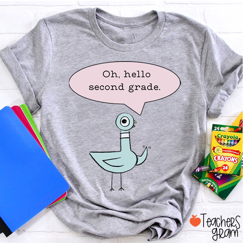 Personalized Grade Hello First Day Teacher Teacher T-Shirt