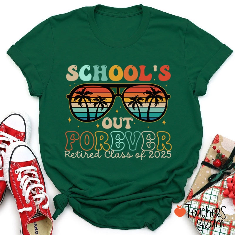 Personalized Bruh School's Out Forever Teacher T-Shirt