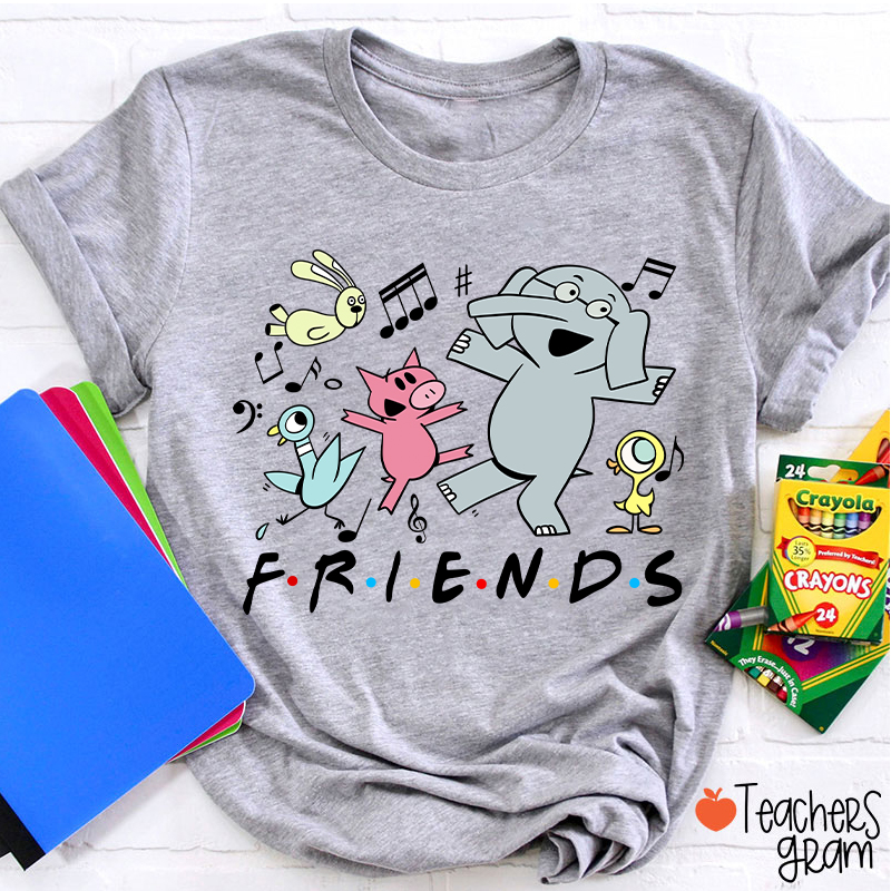 Happy Friends Teacher T-Shirt