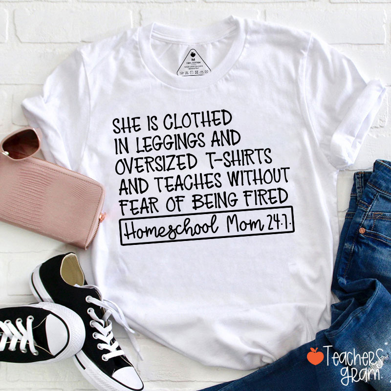 Homeschool Mom Life Teacher T-Shirt