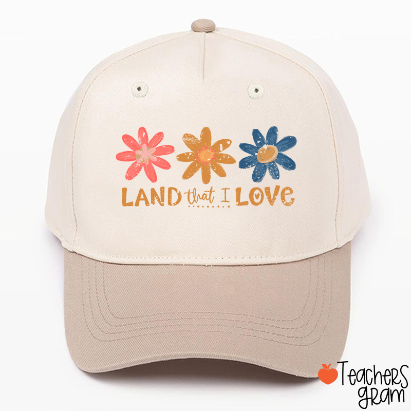 Land That I Love Teacher Baseball Cap