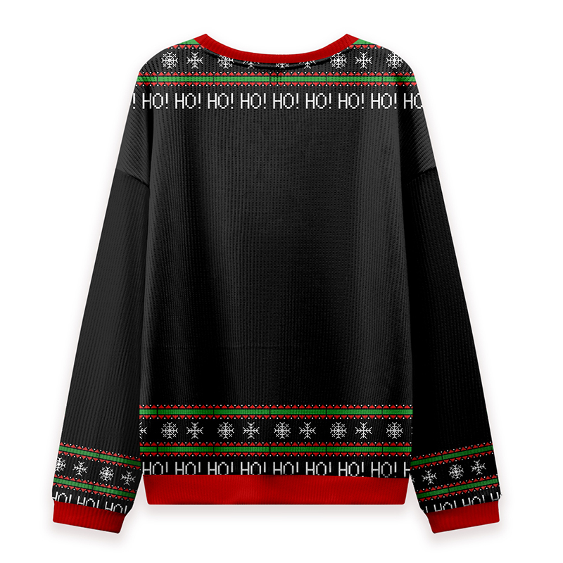 Merry Christmas Little Kids Teacher Knit Sweatshirt