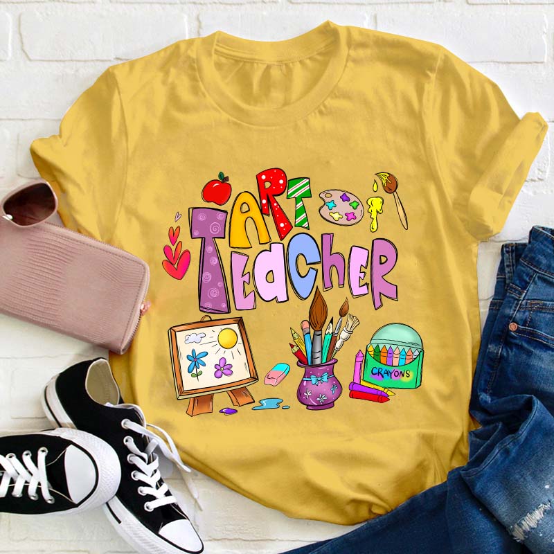 Drawing Lover Teacher T-Shirt