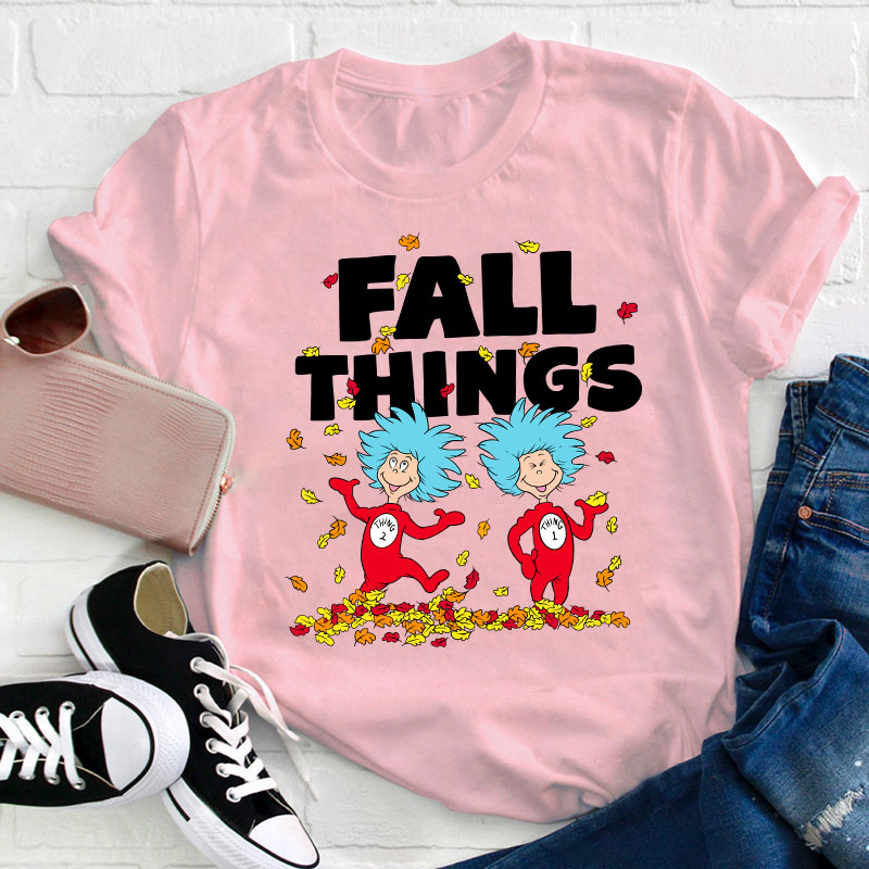 Fall Things Teacher T-Shirt