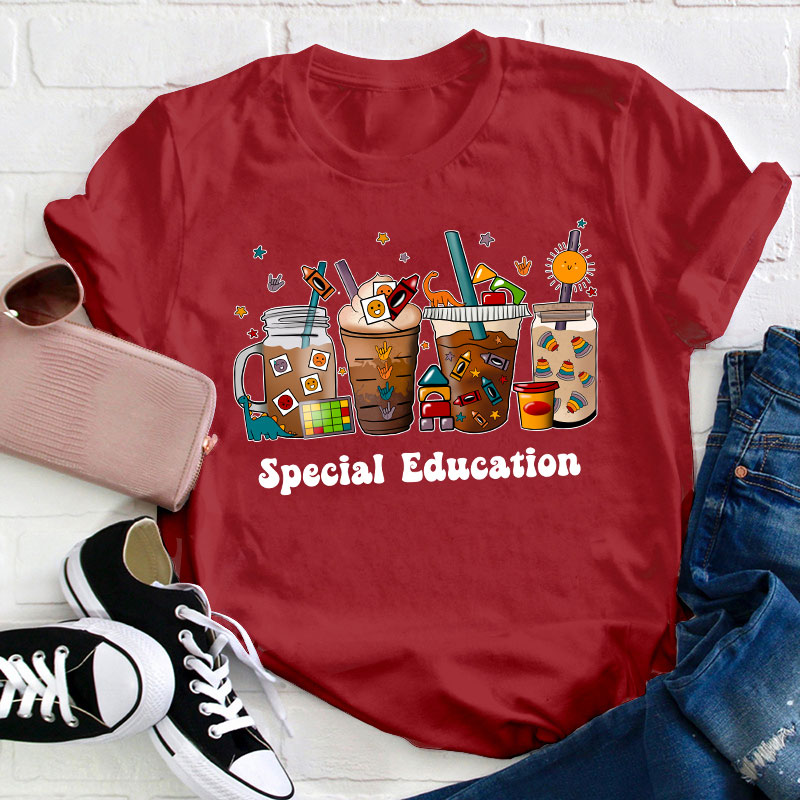 Special Education Beverage Teacher T-Shirt