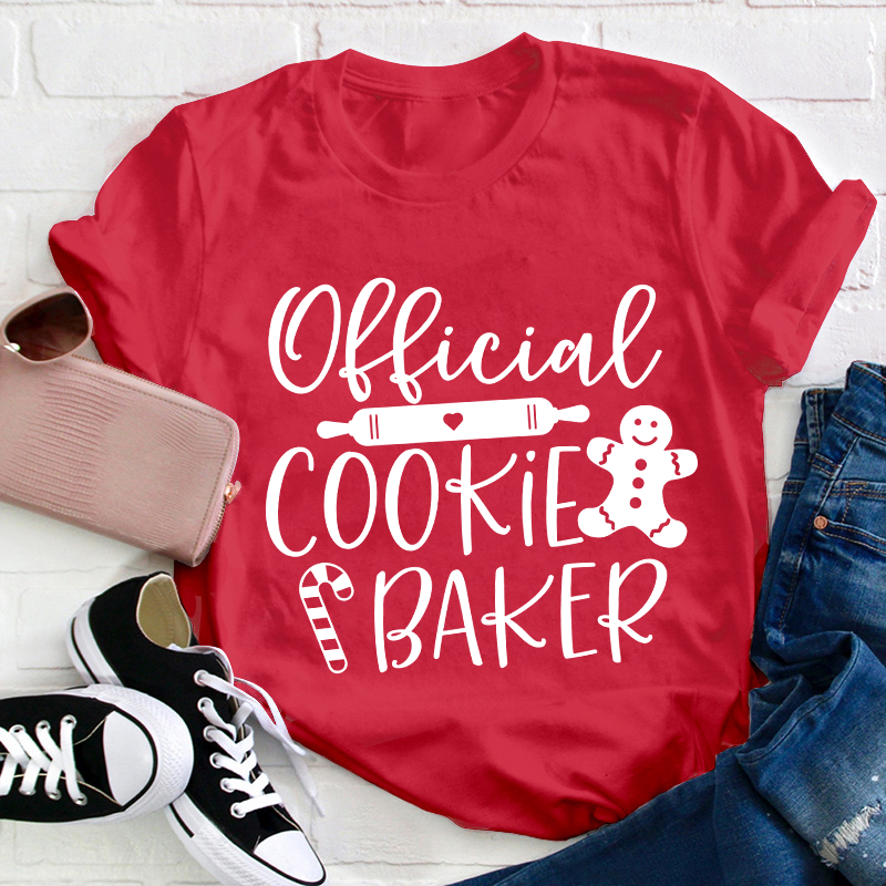 Official Cookie Baker Teacher T-Shirt