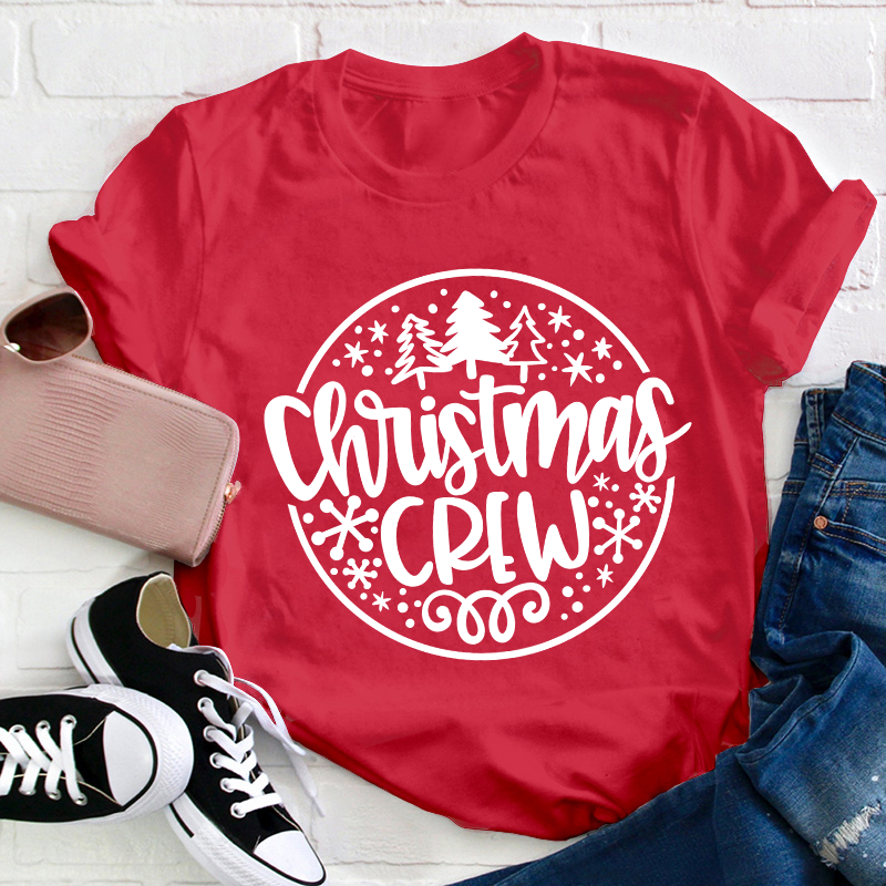 Christmas Crew Teacher T-Shirt