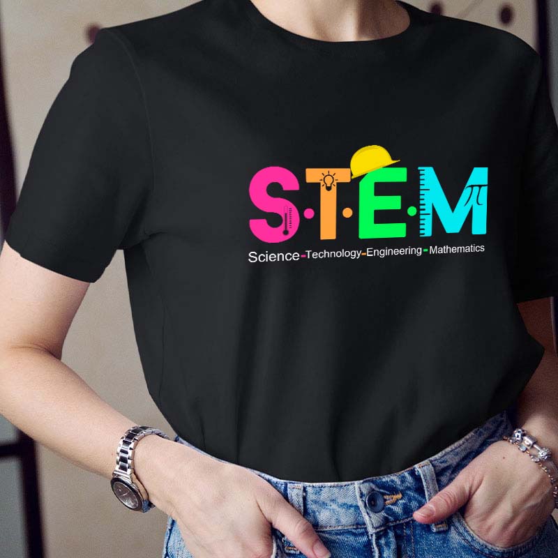 Science Technology Engineering Mathematics Teacher T-Shirt