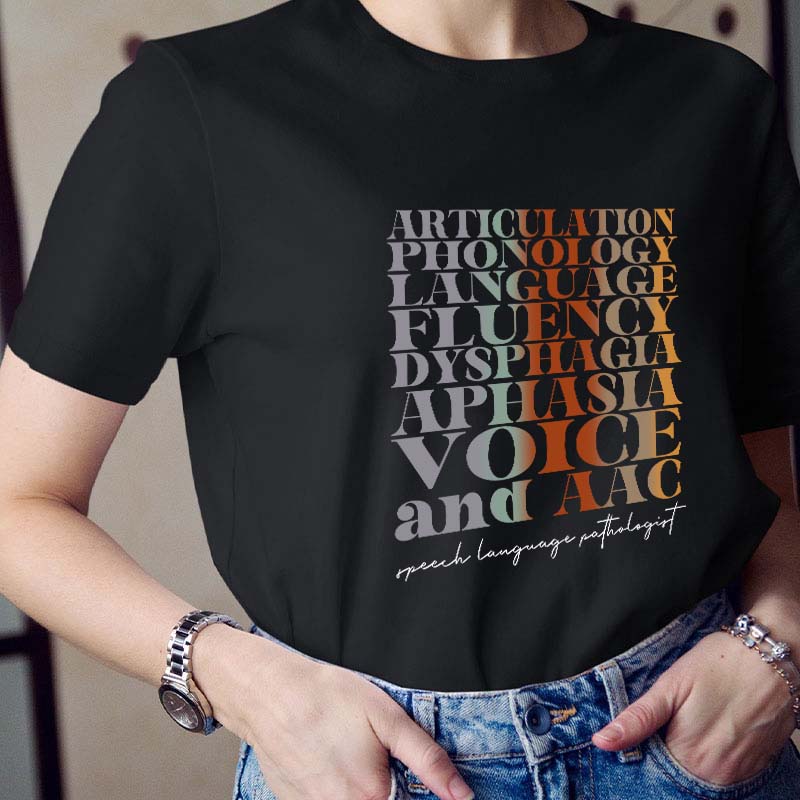 Speech Language Pathologist Teacher T-Shirt