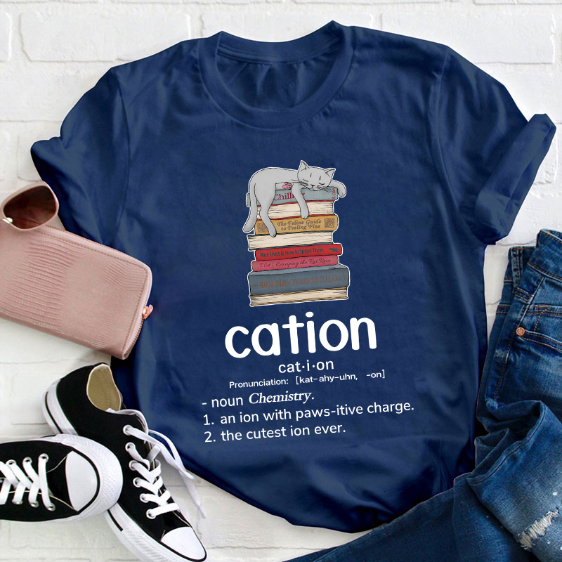 Chemistry Cation Teacher T-Shirt