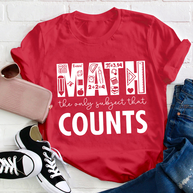 Math Counts Teacher T-Shirt