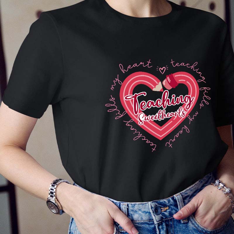 Teaching Sweethearts Teacher T-Shirt