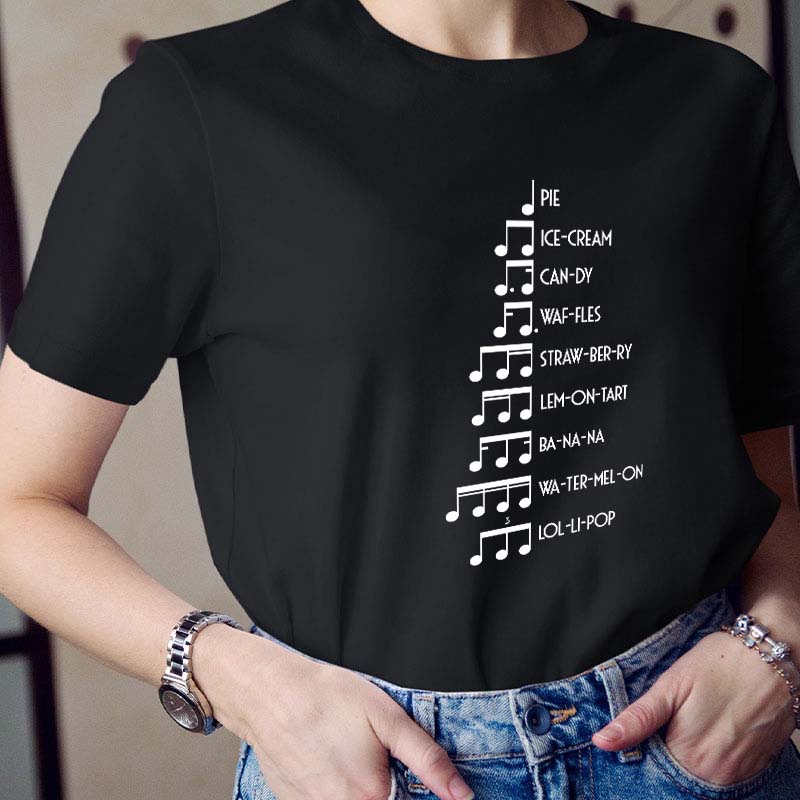 Musicians Orchestra Sheet Teacher T-Shirt