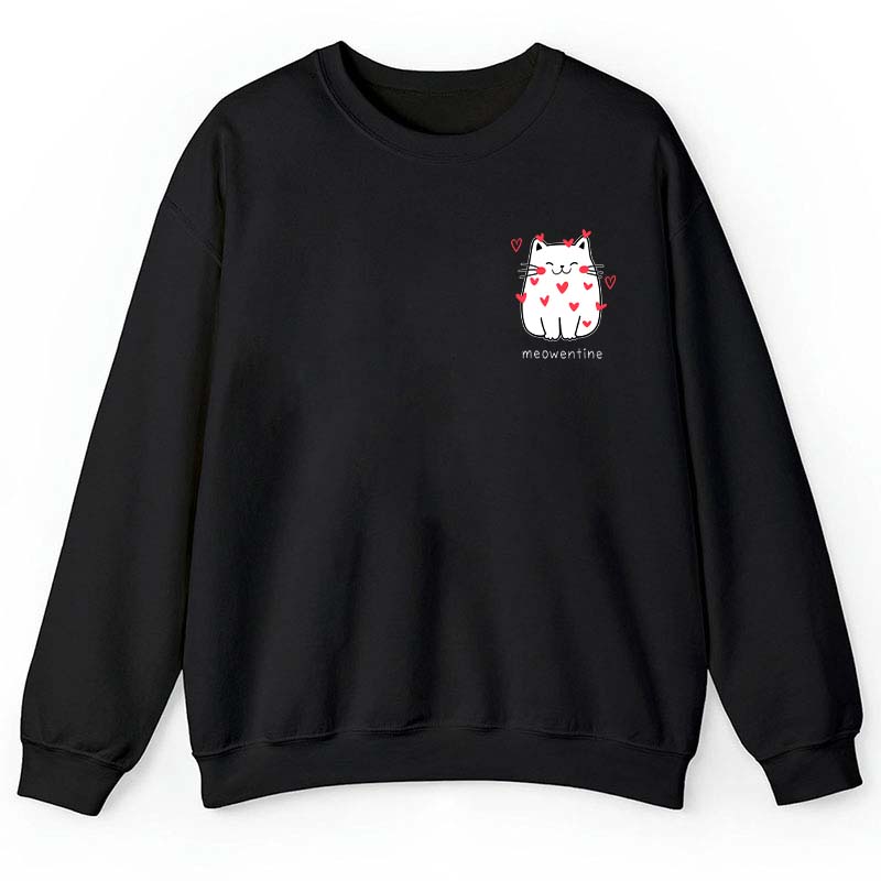 Meowentine Teacher Sweatshirt