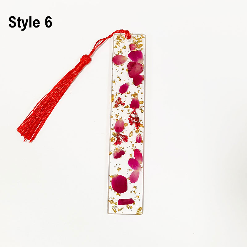 Personalized Pressed Daisy Teacher Bookmark
