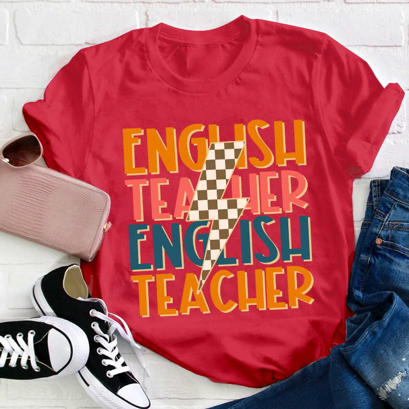 Lightning English Teacher T-Shirt