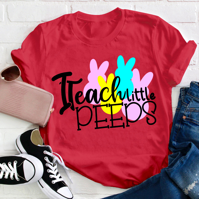 Hip Hop I Teach Little Peeps Teacher T-Shirt