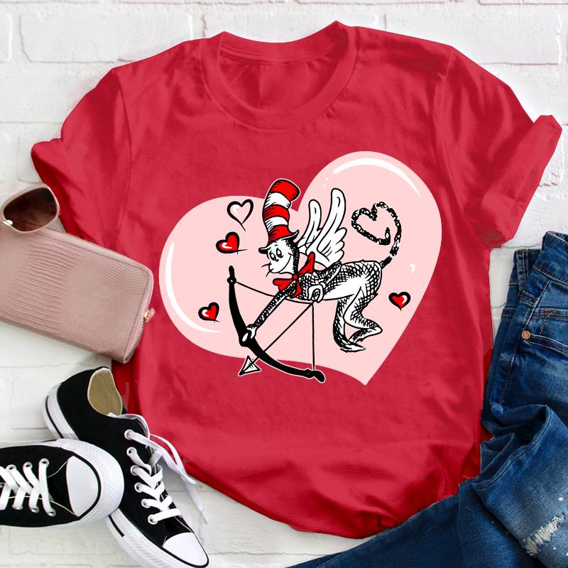 Arrow Of Love Teacher T-Shirt