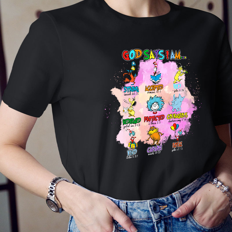 God Says I Am Teacher T-Shirt