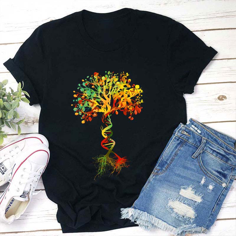DNA Trees Teacher T-Shirt