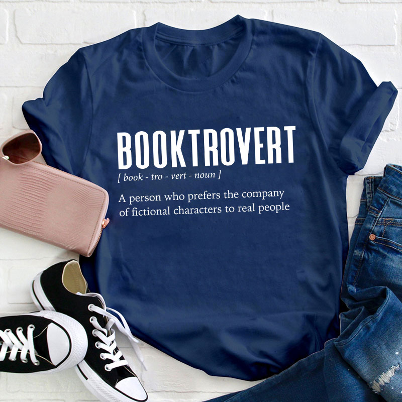 Booktrovert Teacher T-Shirt
