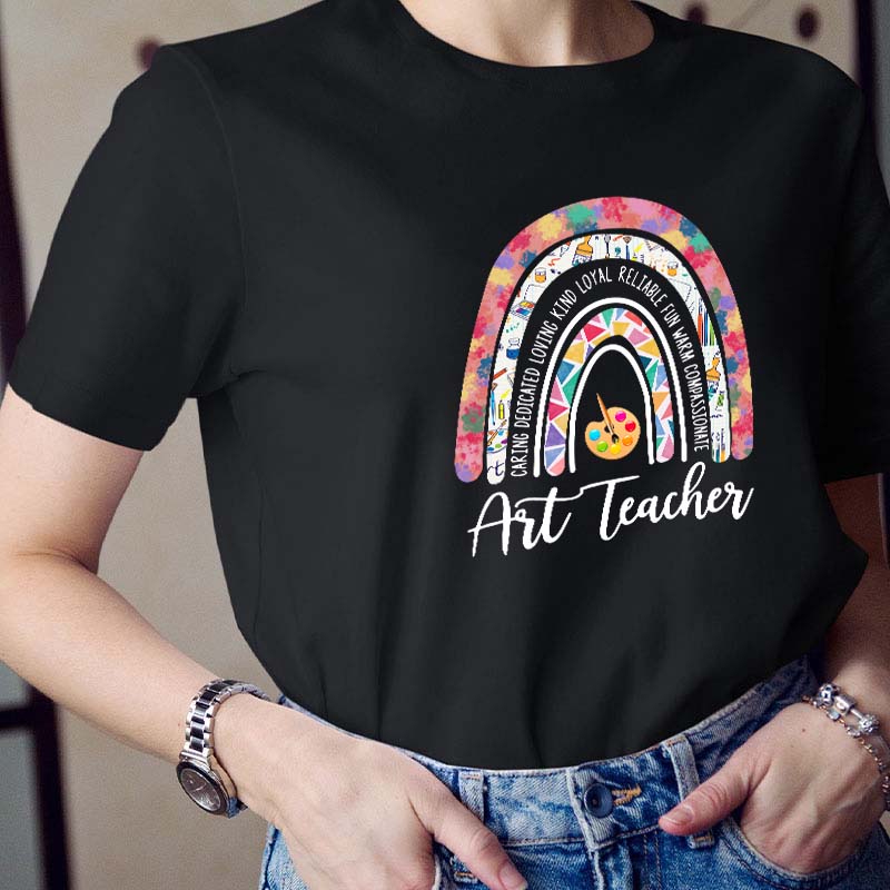 Caring Dedicated Art Teacher T-Shirt