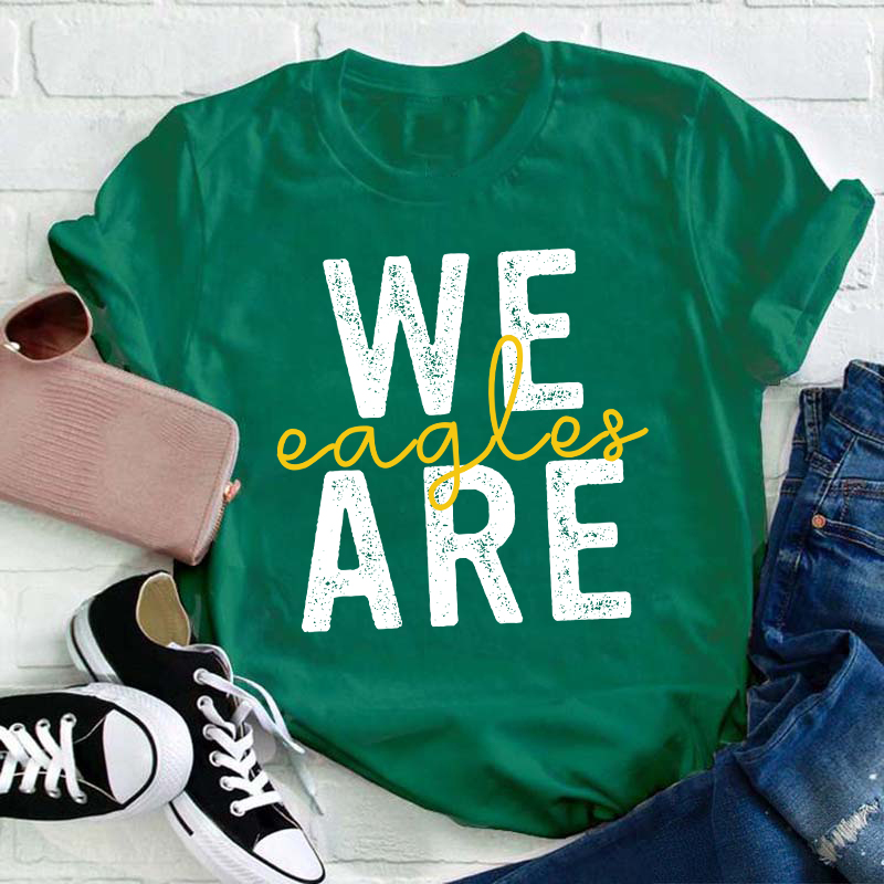 Personalized We Are We Are Winner Teacher T-Shirt