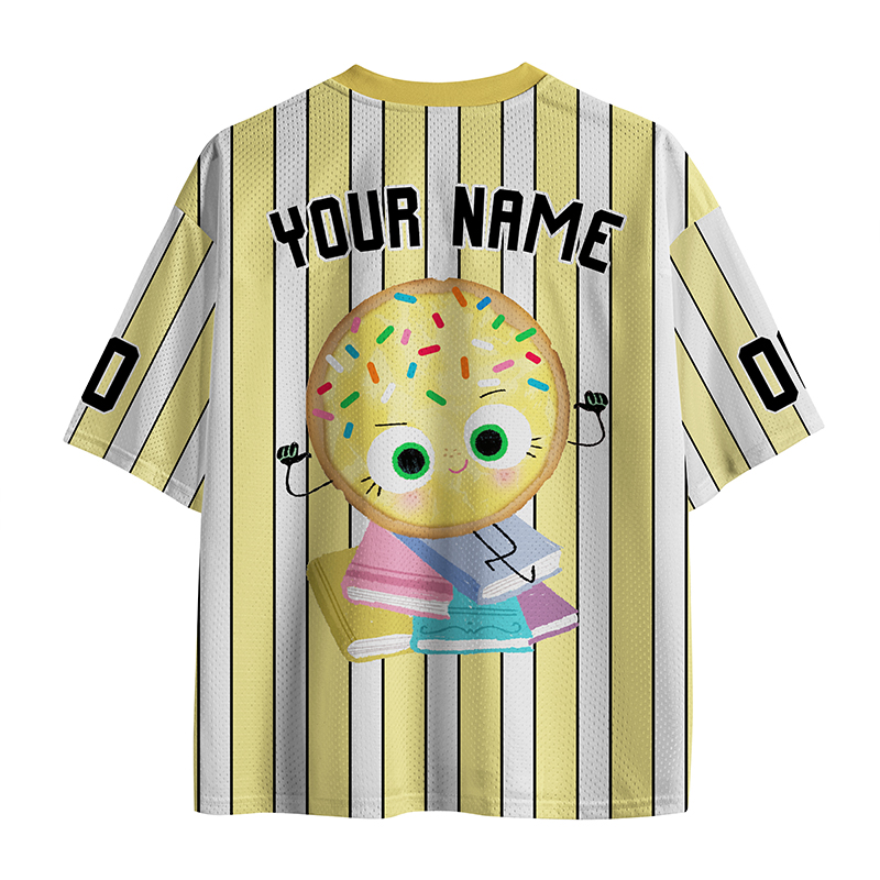 Personalized Team Name Cute Cookies Teacher Mesh Jersey