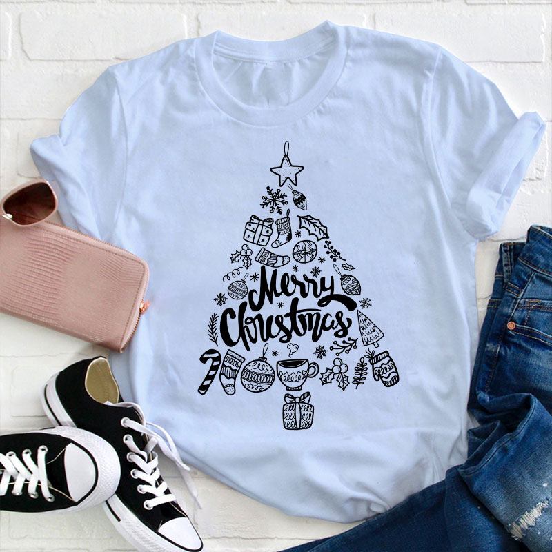 Decorate My Christmas Tree Teacher T-Shirt