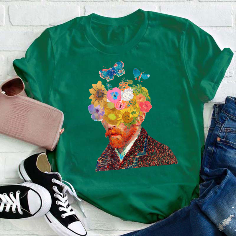 Minds Blooming Art Teacher T-Shirt