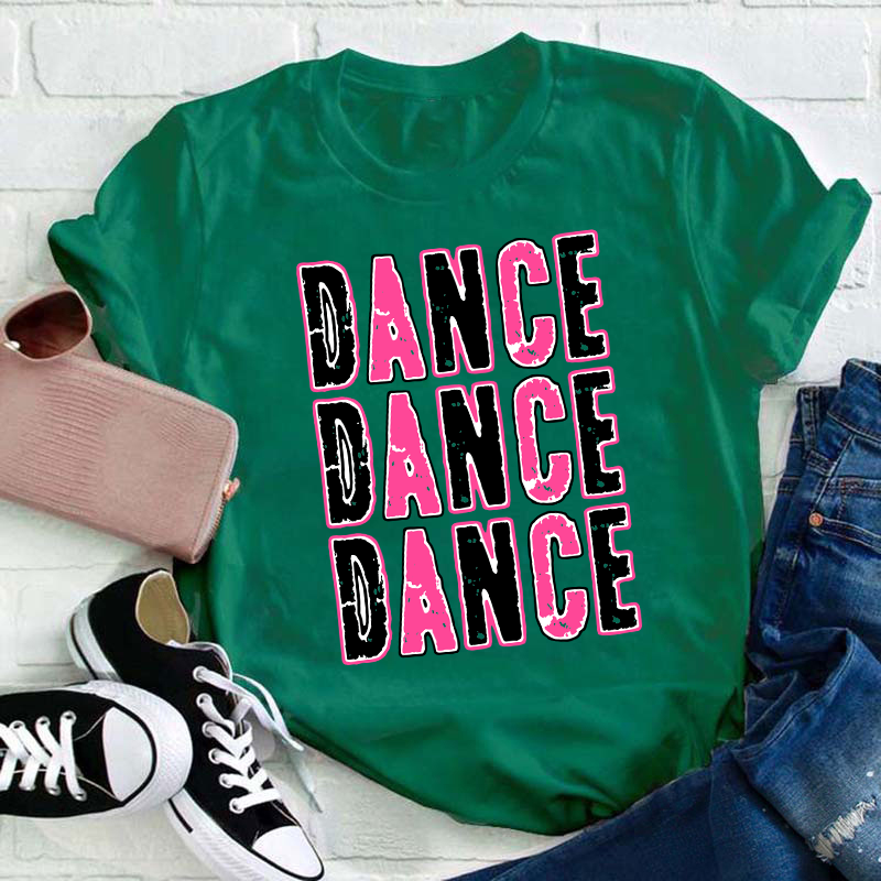 Dance Hot Pink Teacher T-Shirt