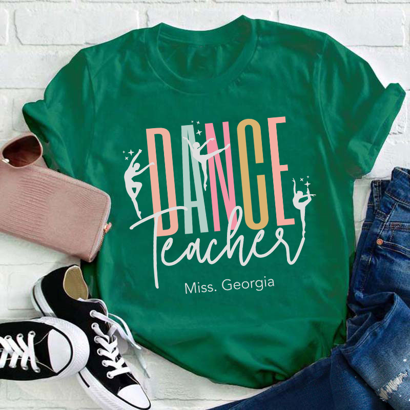 Personalized In My Dance Era Teacher T-Shirt