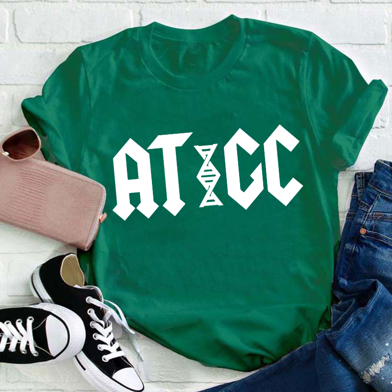 ATGC Molecular Biology Genetics Teacher T-Shirt