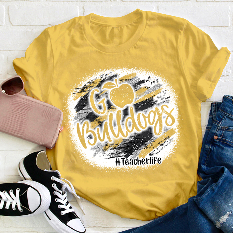 Personalized Cheer Up Team Go Team Teacher T-Shirt