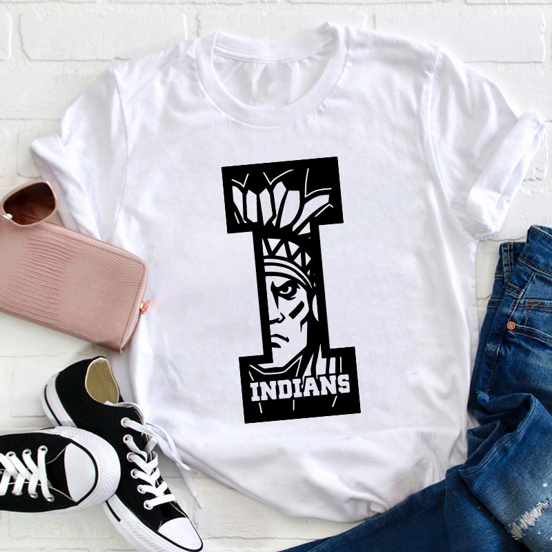 Personalized Sports Fan Team Mascot Teacher T-Shirt