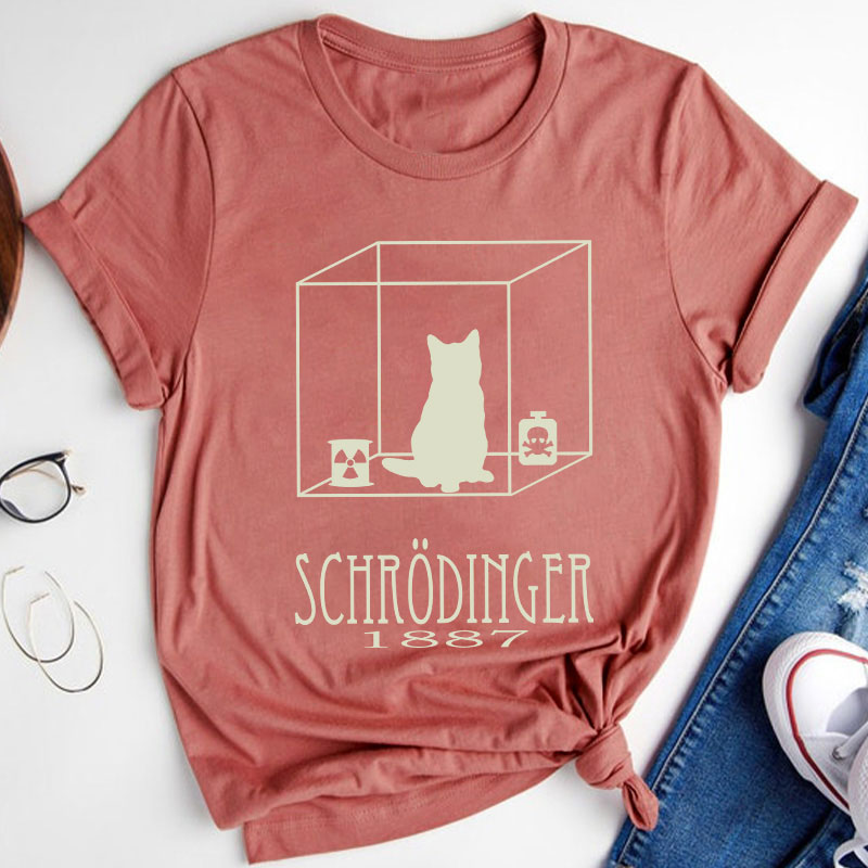 Schrodinger's Cat Teacher T-Shirt