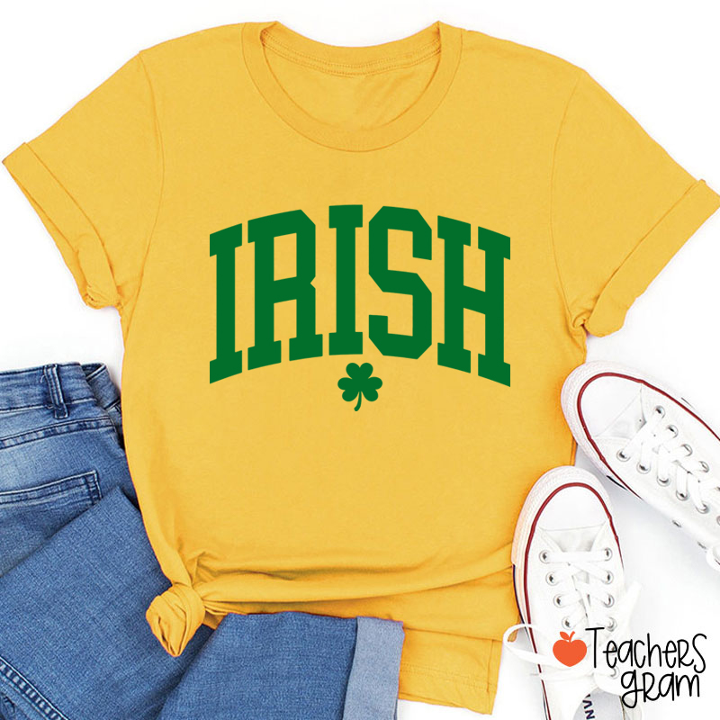Irish Shamrock St Patricks Day Teacher T-Shirt