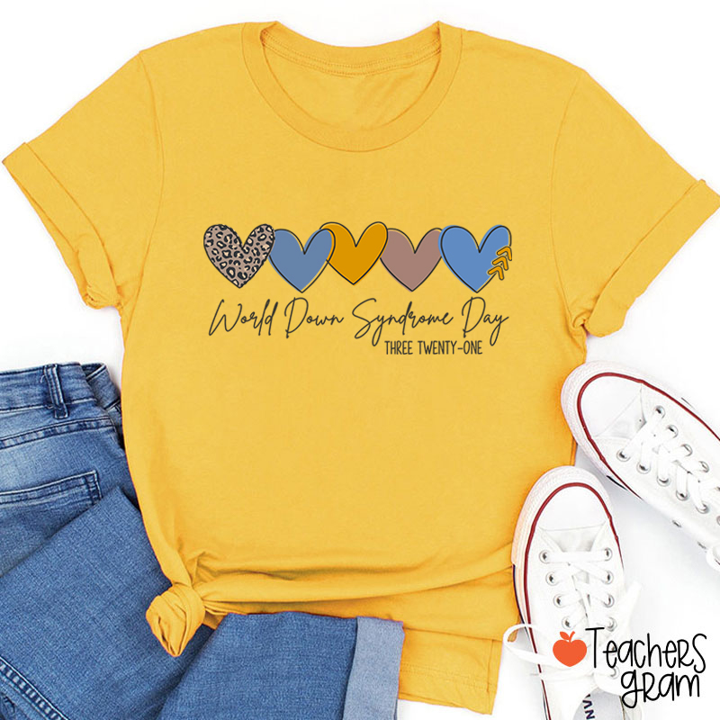 World Down Syndrome Day Teacher T-Shirt