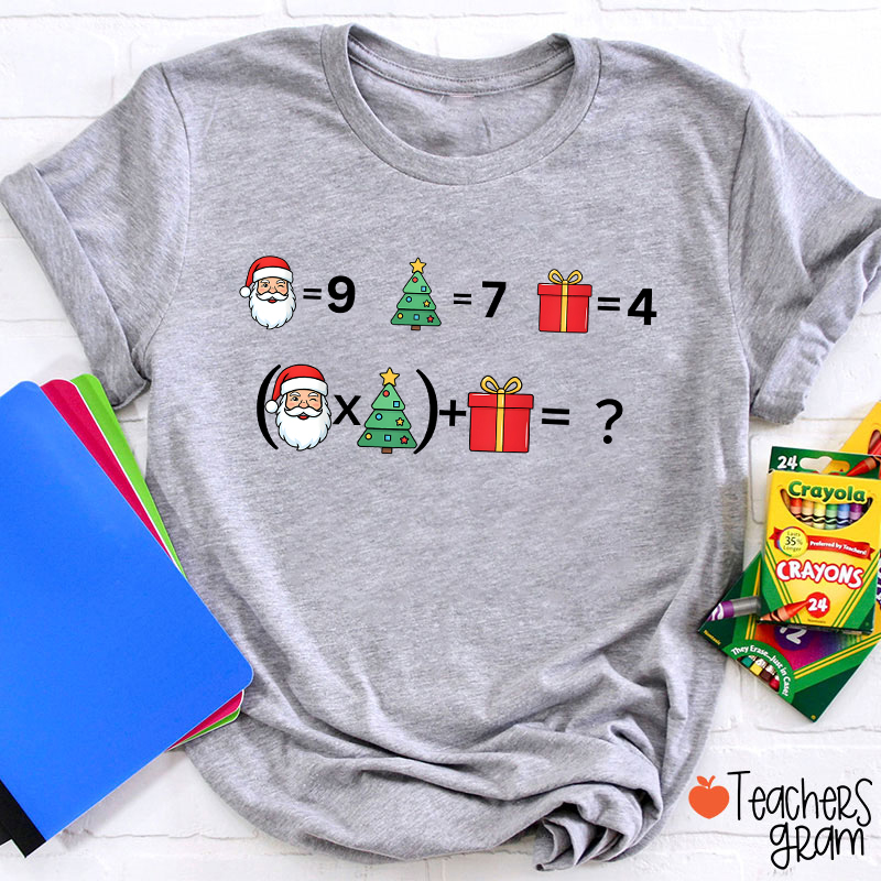 Funny 67 Meme Christmas Math Teacher T-Shirt
