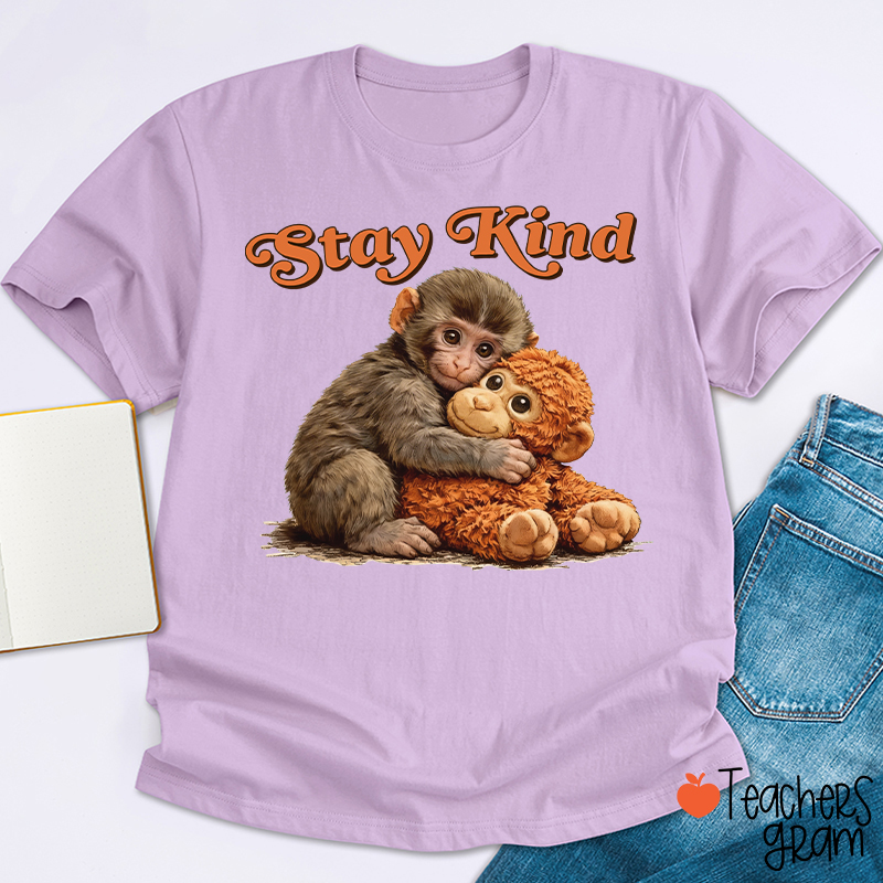 Stay Kind Punch Teacher T-Shirt