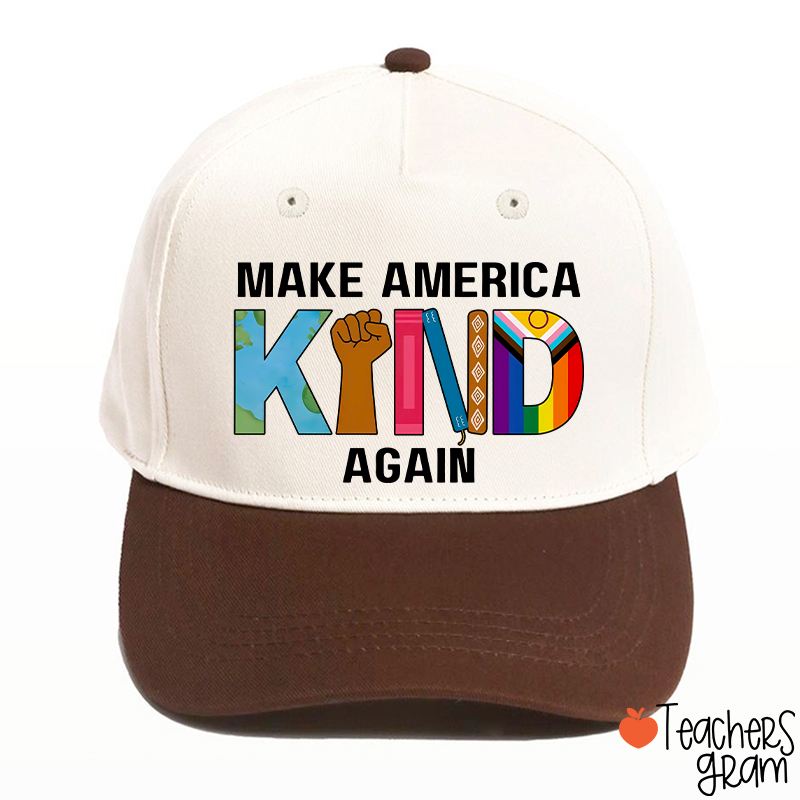 Make America Kind Again Teacher Baseball Cap