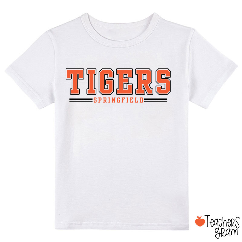 Personalized Mascot And Team Name School Spirit Class T-Shirt