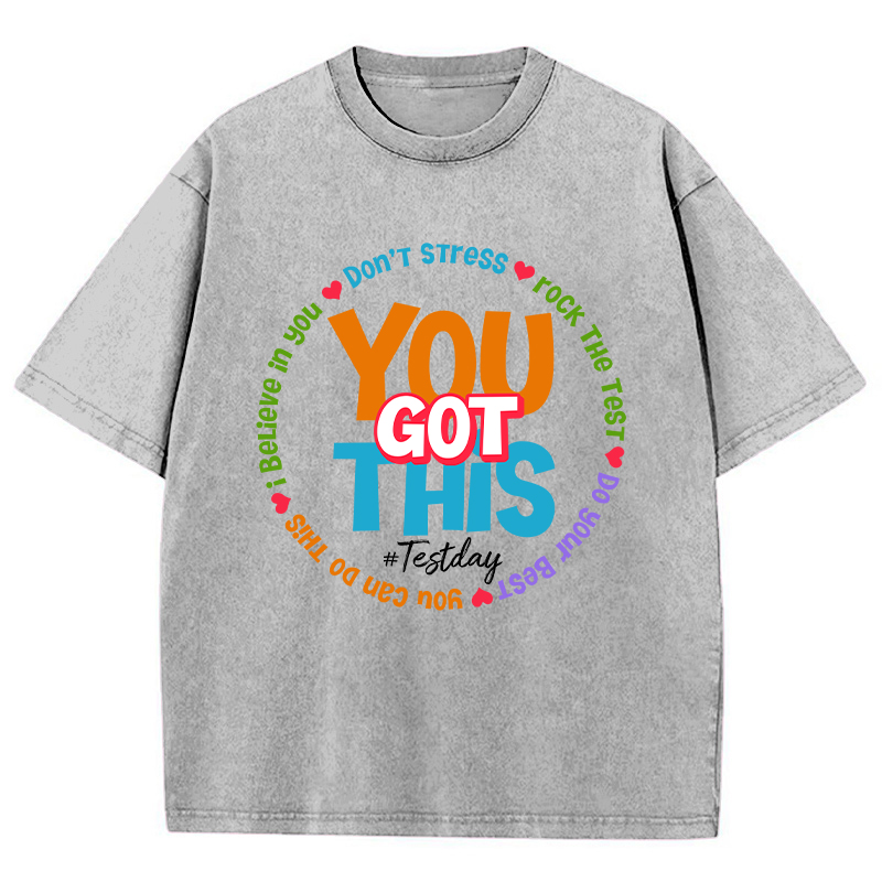 Don't Stress You Got This Teacher Washed T-Shirt