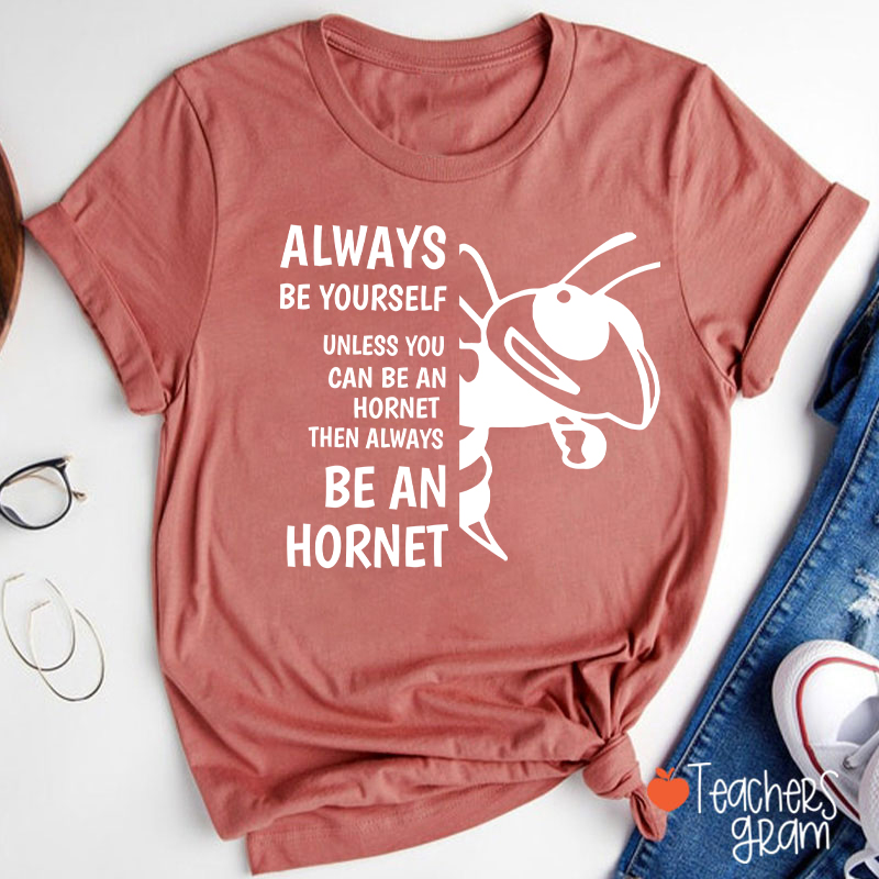 Personalized Mascot Silhouette Quote Teacher T-Shirt