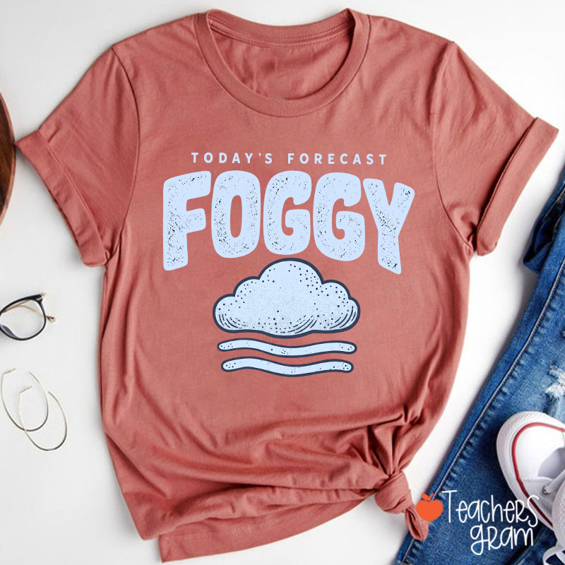 Personalized Fun Weather Report Crew Teacher T-Shirt